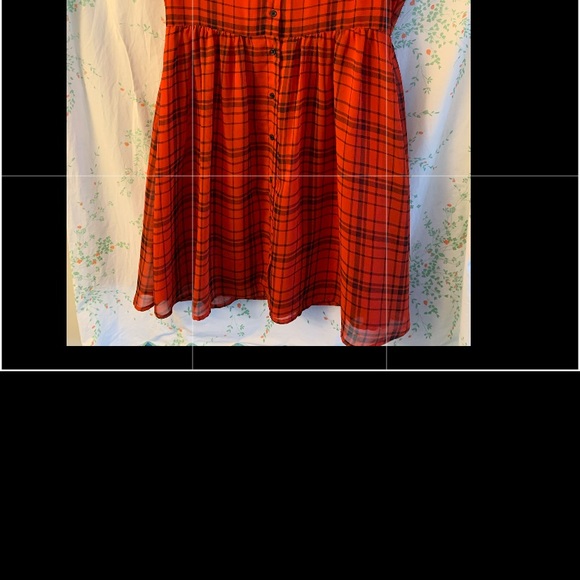 Red plaid old Navy Dress - Picture 12 of 13